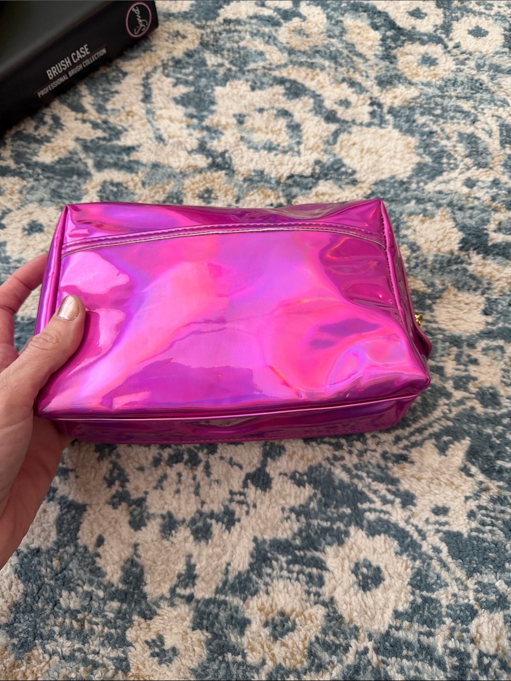 Jeffree Star Iridescent Hot Pink Cosmetic Pouch - Picture 5 of 11